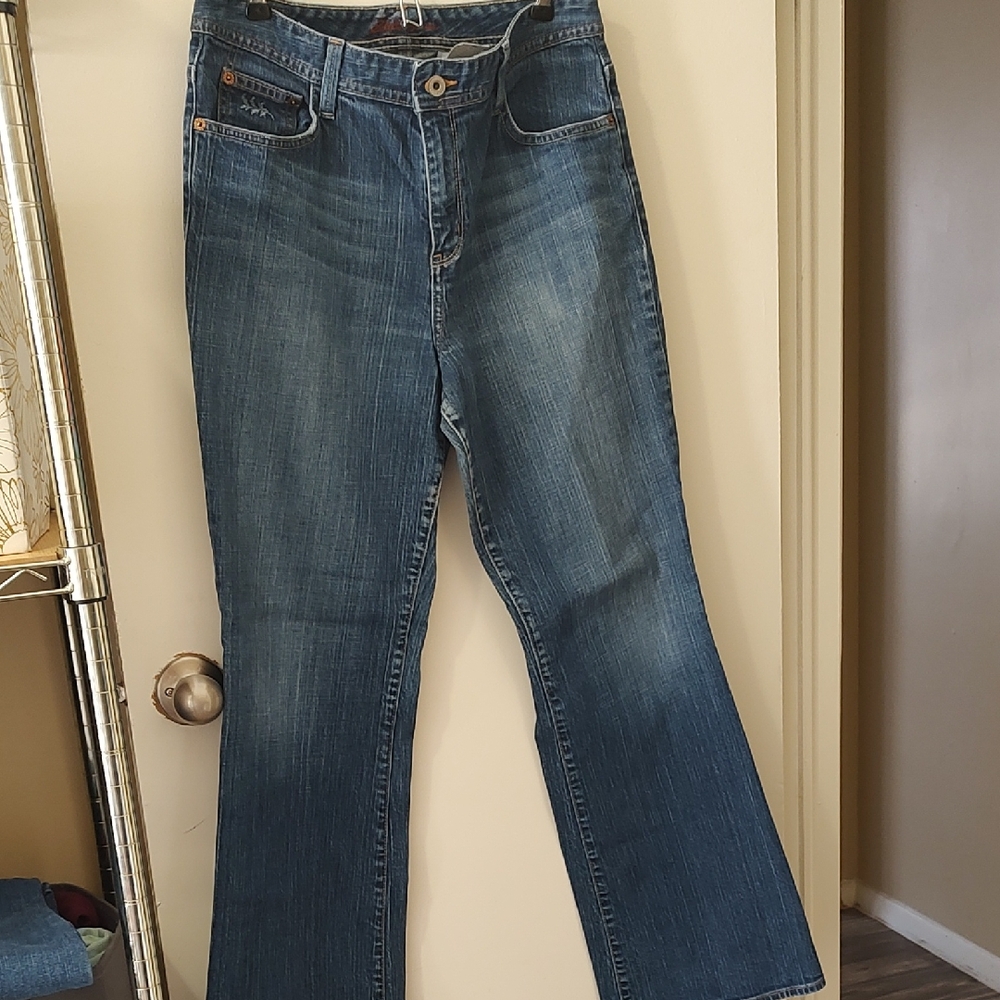 Eddie Bauer Blue Flare & Wide Leg Jeans